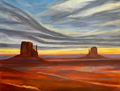 Monument Valley Mittens Sunrise, Monument Valley Series